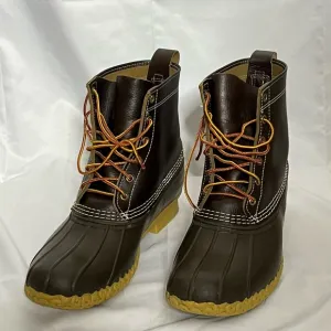 L.L. Bean Men's 8” Tumbled Leather Bean Boot Size 11