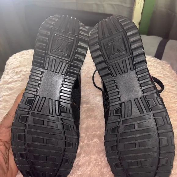 Louis Vuitton Black and Brown Men's Shoes
