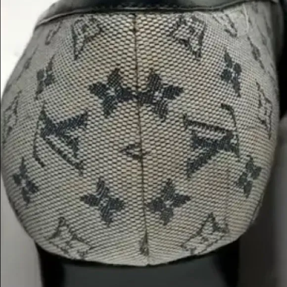 LV Monogram  Mini lin/Denim Leather &amp; canvas Shoes loafers