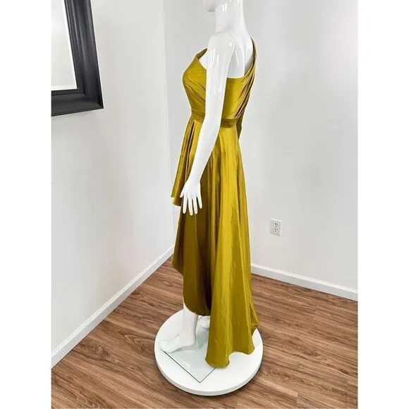 MAC DUGGAL HIGH LOW ONE SHOULDER FLOWY GOWN Size 2