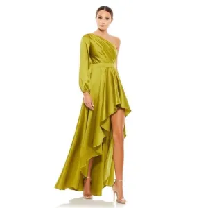 MAC DUGGAL HIGH LOW ONE SHOULDER FLOWY GOWN Size 2