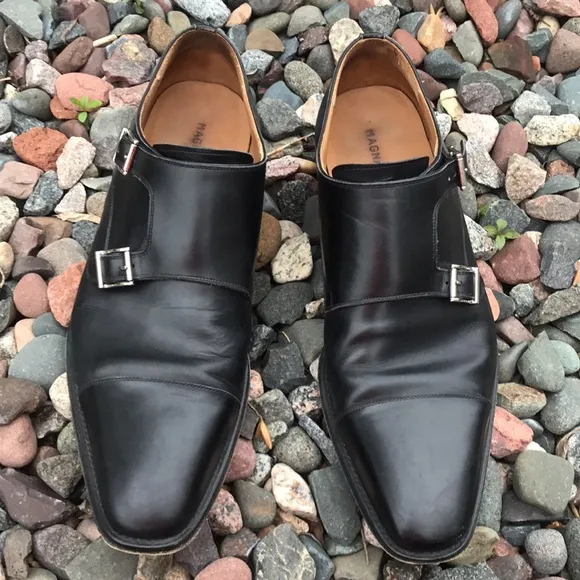 🍁Magnanni Black dress shoes 🍁