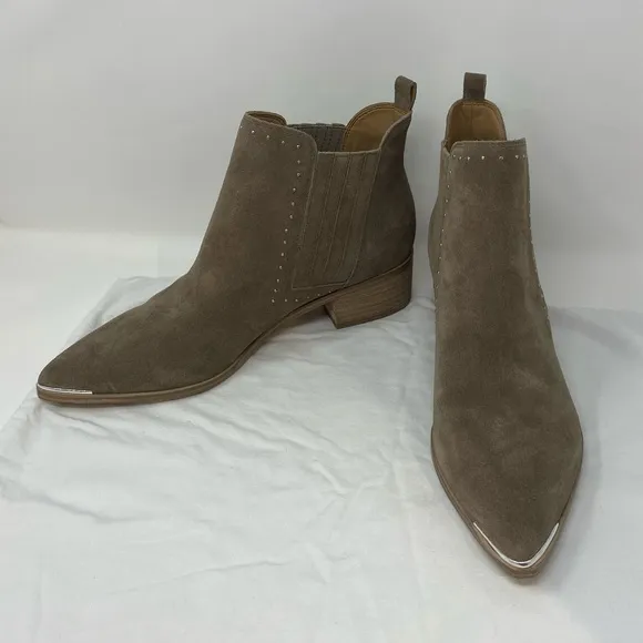 MARC FISHER*Yami Chelsea Boots*Natural Suede**$210
