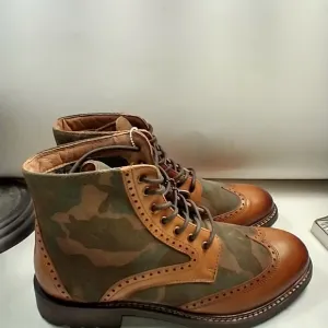 Mark Nason Ithaca Beaufort Camo Boots Men's sz 8