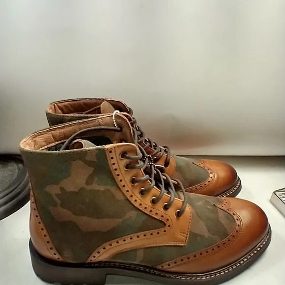Mark Nason Ithaca Beaufort Camo Boots Men's sz 8