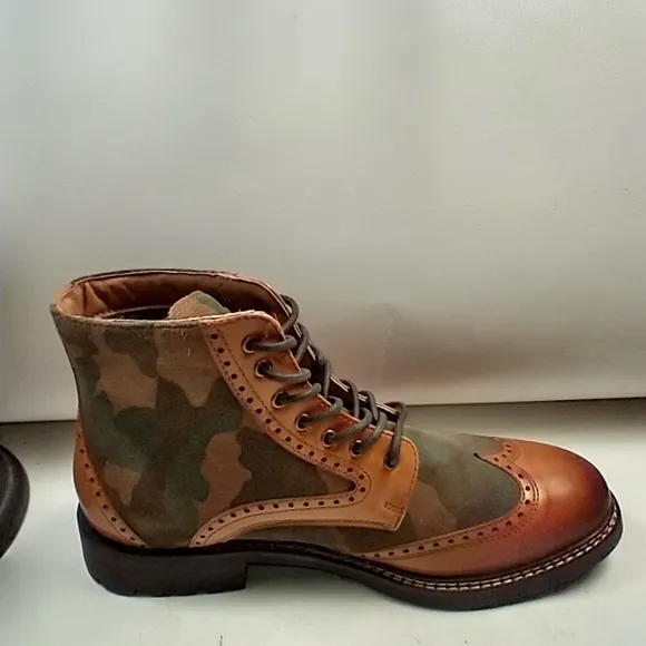 Mark Nason Ithaca Beaufort Camo Boots Men's sz 8