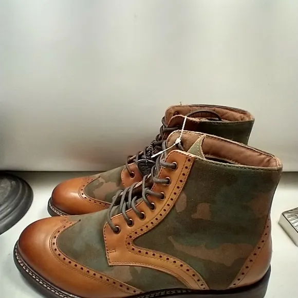 Mark Nason Ithaca Beaufort Camo Boots Men's sz 8