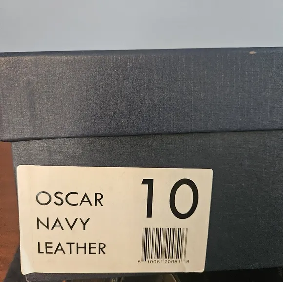 Mark Nolan Patent Vegan leather blue size 10 lace up shoes