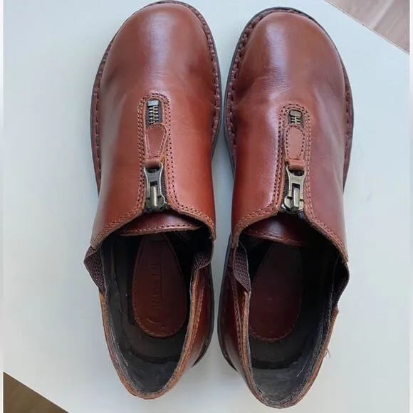 Marsh Landing Sienna Vintage 8.5 Comfort Shoes Leather Flat Bootie Moccasin Clog