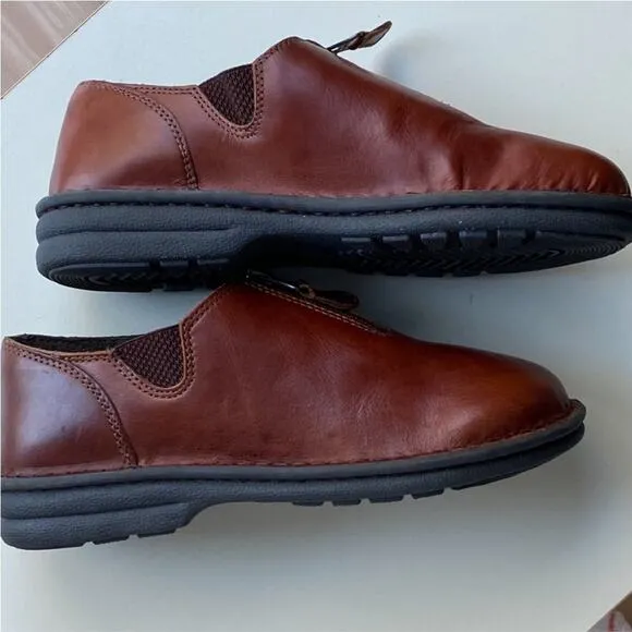 Marsh Landing Sienna Vintage 8.5 Comfort Shoes Leather Flat Bootie Moccasin Clog