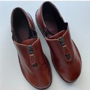 Marsh Landing Sienna Vintage 8.5 Comfort Shoes Leather Flat Bootie Moccasin Clog