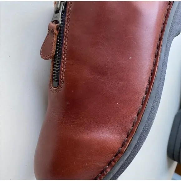 Marsh Landing Sienna Vintage 8.5 Comfort Shoes Leather Flat Bootie Moccasin Clog