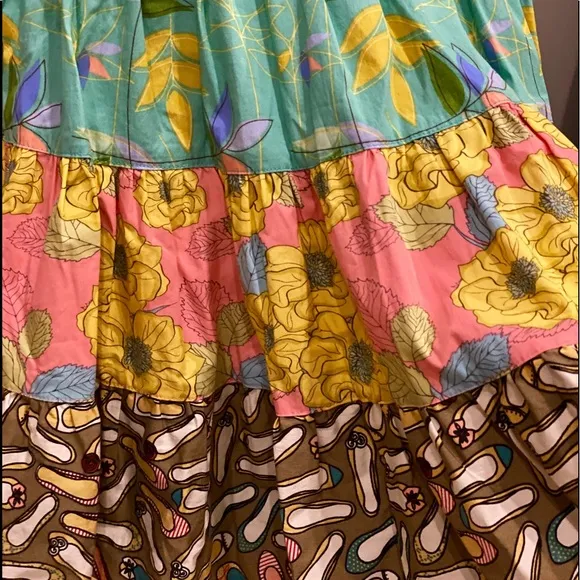 Matilda Jane Girls Ruffled sleeveless Dress SZ 6
