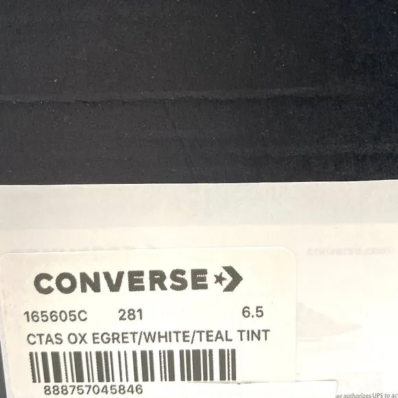 💖MEGA SALE💖Converse CTAS White Patent Leather Casual Shoes Women's 7.5 165605C