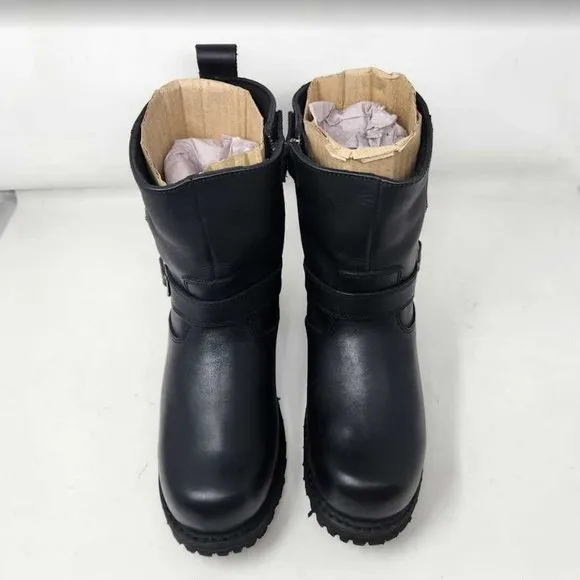 Men's 10 EEE Milwaukee Leather classic engineer motorcycle zip boots 10 X-Wide