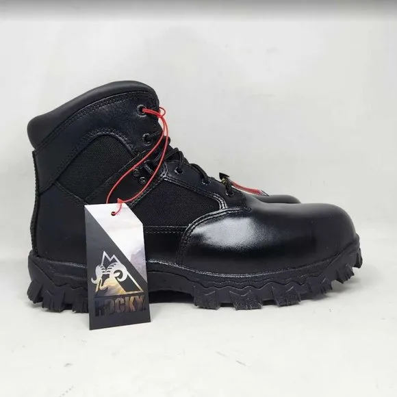Men's 11.5W Rocky Boots Alpha Force combat comp toe FQ0006167 11.5 Wide