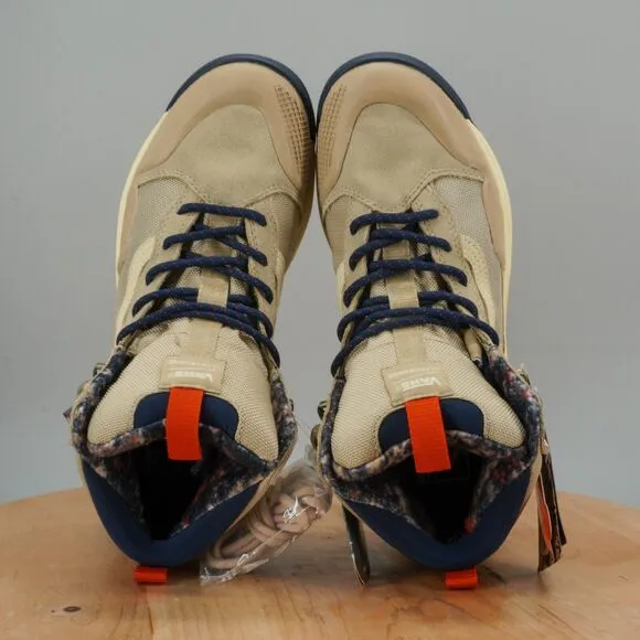 Mens 8 / Womens 9.5 - Vans Ultrarange Exo Hi MTE-2 Boots Shoes Tan Blue Red NEW