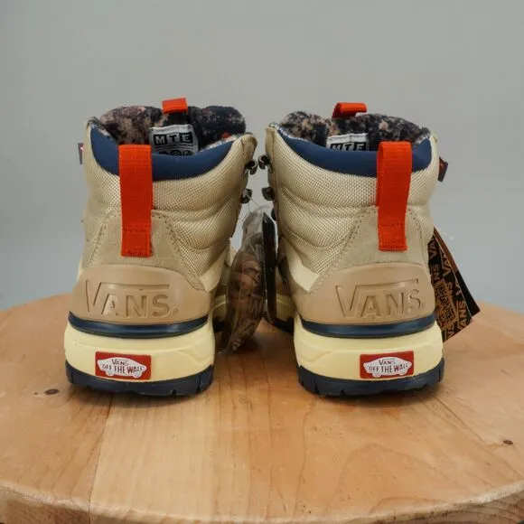 Mens 8 / Womens 9.5 - Vans Ultrarange Exo Hi MTE-2 Boots Shoes Tan Blue Red NEW