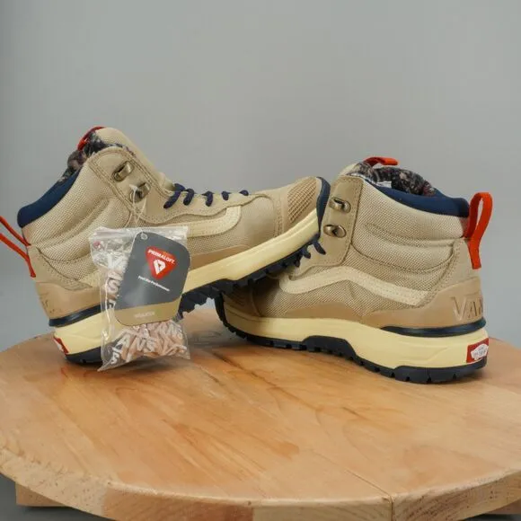 Mens 8 / Womens 9.5 - Vans Ultrarange Exo Hi MTE-2 Boots Shoes Tan Blue Red NEW