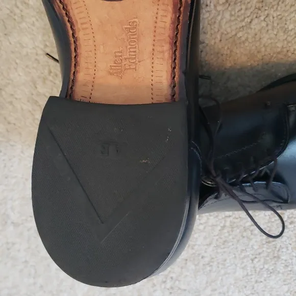 Men's Allen Edmonds LaSalle Black Leather Dress Shoes