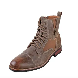 Mens Ankle Boots, Combat, Lace Up Ferro Aldo, Size 10