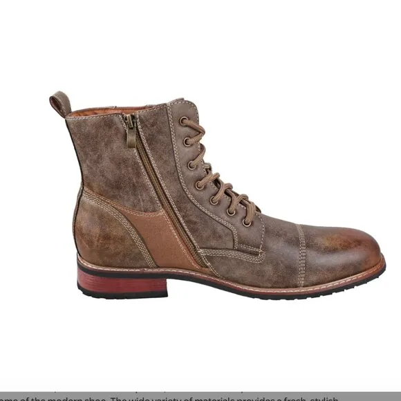 Mens Ankle Boots, Combat, Lace Up Ferro Aldo, Size 10