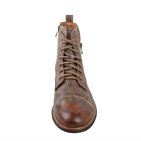 Mens Ankle Boots, Combat, Lace Up Ferro Aldo, Size 10