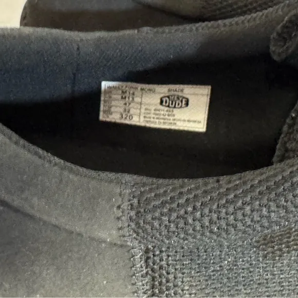 Men's Black Casual Shoes by Hey Dude size 10 good condition