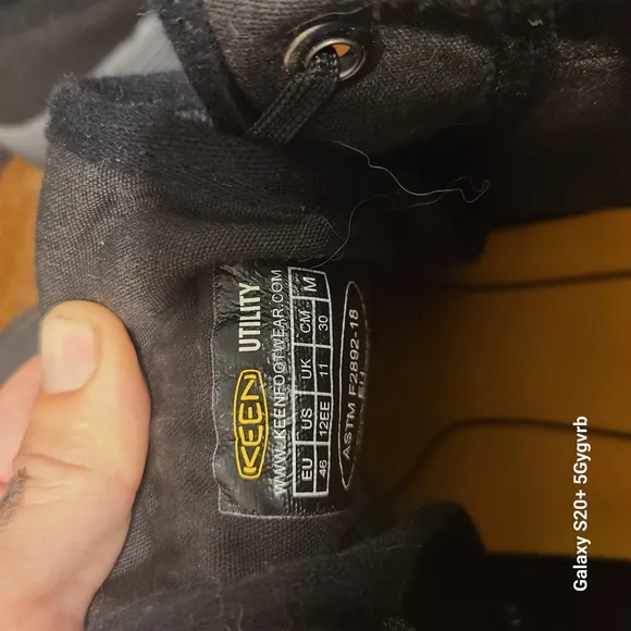 Men's Black Keen Utility Boots