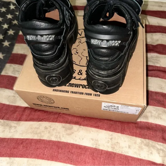 Men's Black NEW ROCK BOOTS