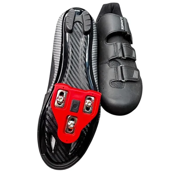 Men's Black professional Road Cycling Shoes Ultralight Bicycle Sneaker Sport 38