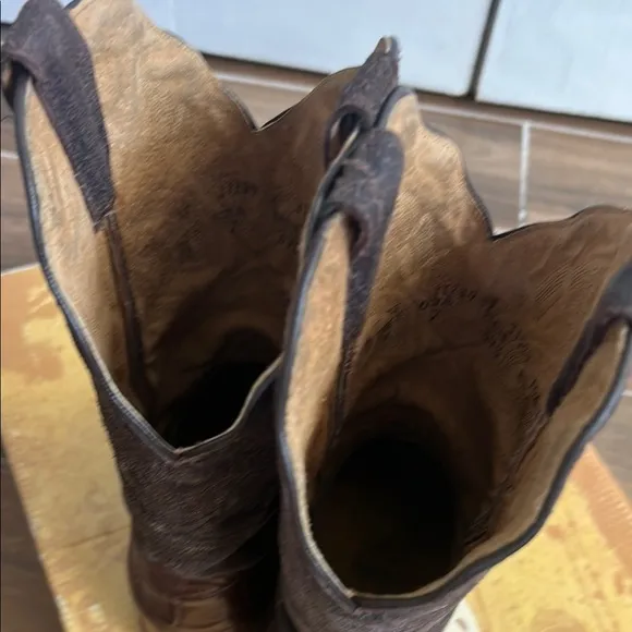 Men's Brown Leather Western Boots