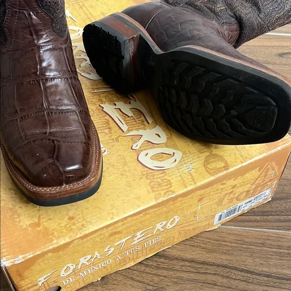 Men's Brown Leather Western Boots