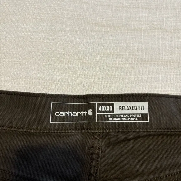 Men’s Carhartt Rugged Flex Relaxed Fit Canvas 5-Pocket Work Pant