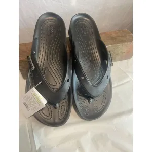 Men's Classic All Terrain Flip Flops- NWT-Black-Size 12-Amazing Year Round Shoes