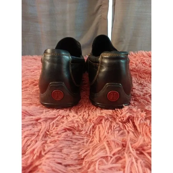 Men's Cole Haan Black Leather Driving Loafers With Grip Bottoms Size 13N