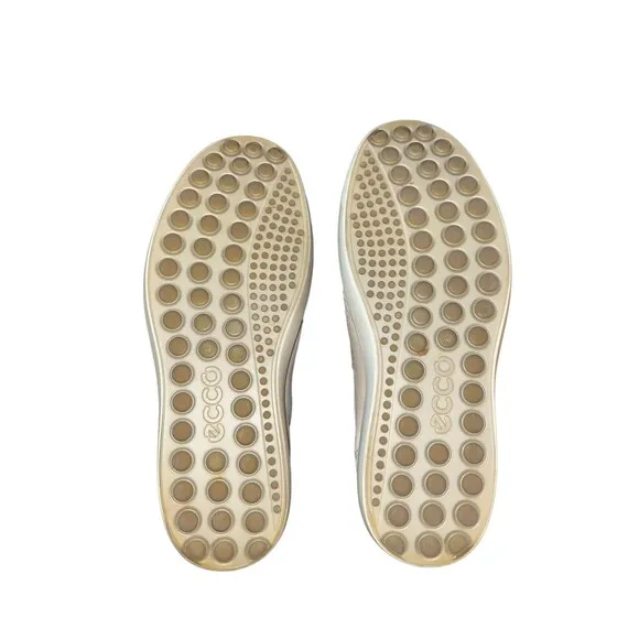 Men’s Ecco Soft 7 Woven Slip-On Casual Shoes Gray Color US SIZE 9