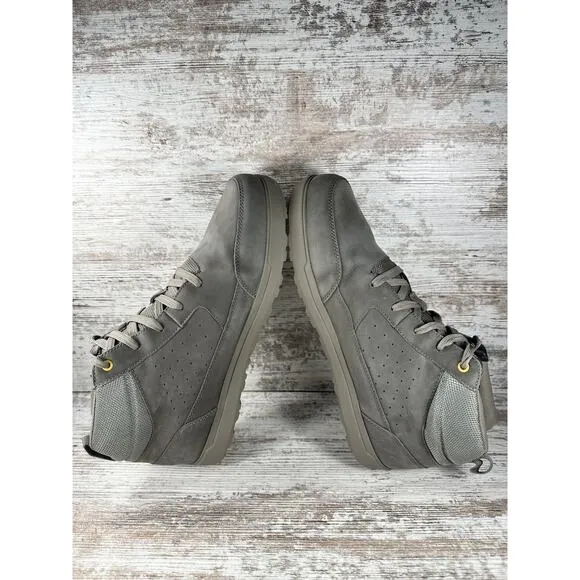 Men's Forsake Mason Mid Waterproof Gray Leather Boots Sz 12
