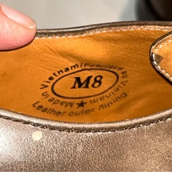 Men’s John Fluevog Brown Leather Derby Dress Shoes