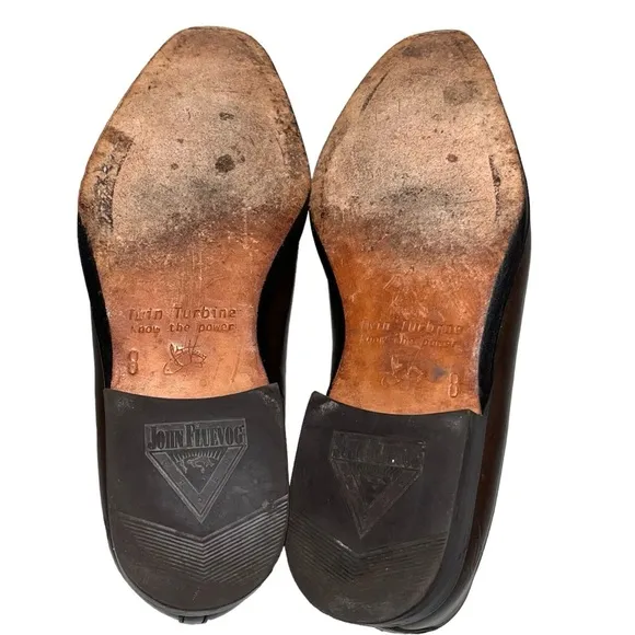 Men’s John Fluevog Brown Leather Derby Dress Shoes