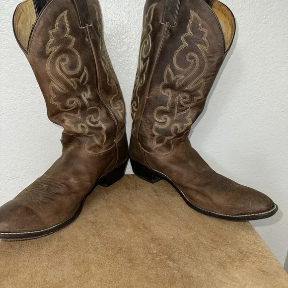 Men's Justin Cowboy Boots 2253 Size 14 EE