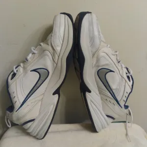 Men's NIKE MONARCH 515445-102 White and Blue Athletic Shoes Size 13