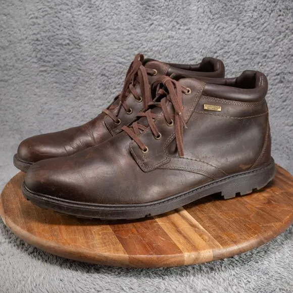 Men’s Rockport Rugged Bucks Waterproof/Hydroshield Boots Size 13 Hiking
