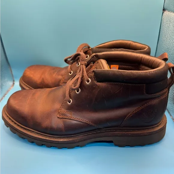 Men's Timberland Brown Leather Boots