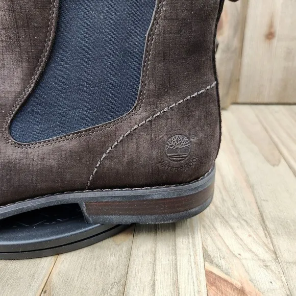 Mens Timberland Onuma size 12 Brown Leather Chelsea Boots