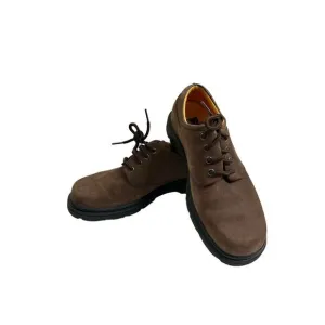 Men's Timberland Size 7M Brown Leather Oxford‎ Waterproof Shoes 93018 EUC