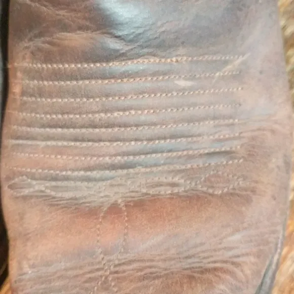 Men's vintage leather cowboy boots size 9 1/2