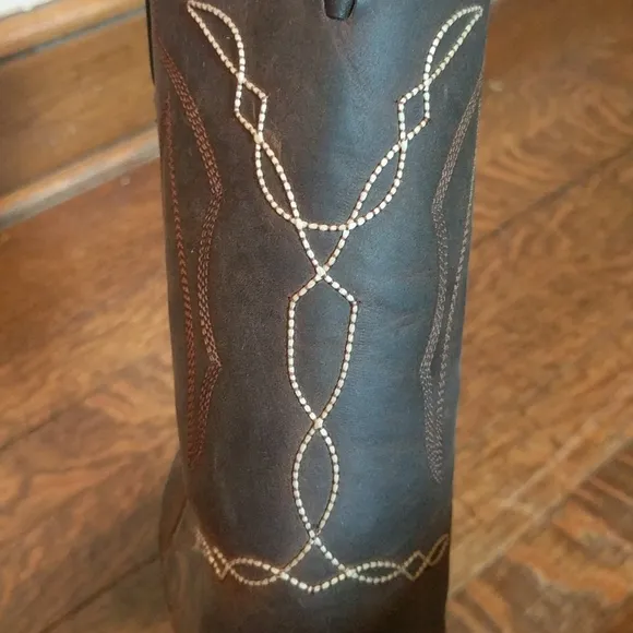 Men's vintage leather cowboy boots size 9 1/2