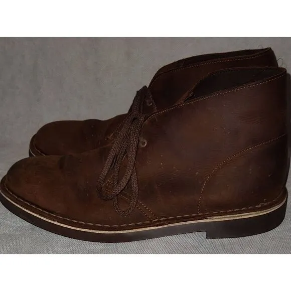 Men's Clark's size 11 Shoes Bushacre 2 CHUKKA Boots. Brown.
