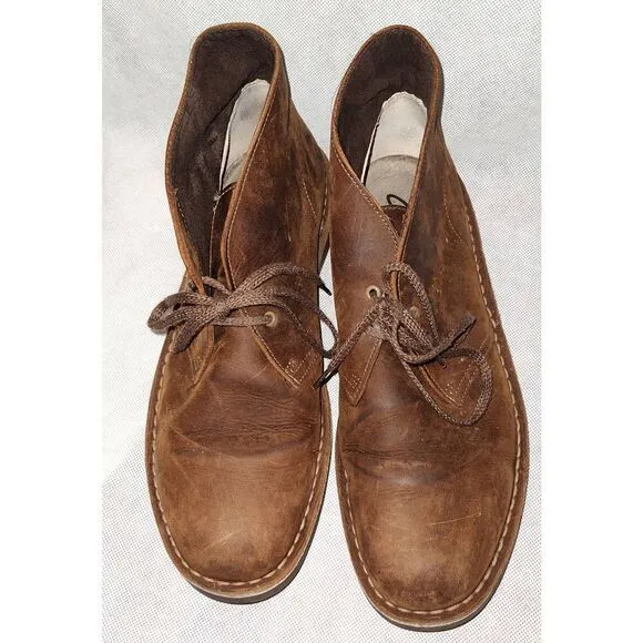 Men's Clark's size 11 Shoes Bushacre 2 CHUKKA Boots. Brown.